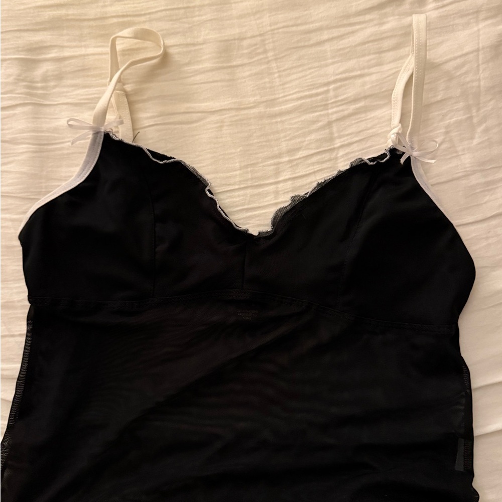 Urban Heritage Black and White Camisole